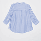 Blusa Rayada Mujer Celeste Familyshop - Miniatura 2