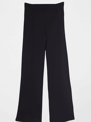 Calza Wide Leg Mujer Negro Familyshop