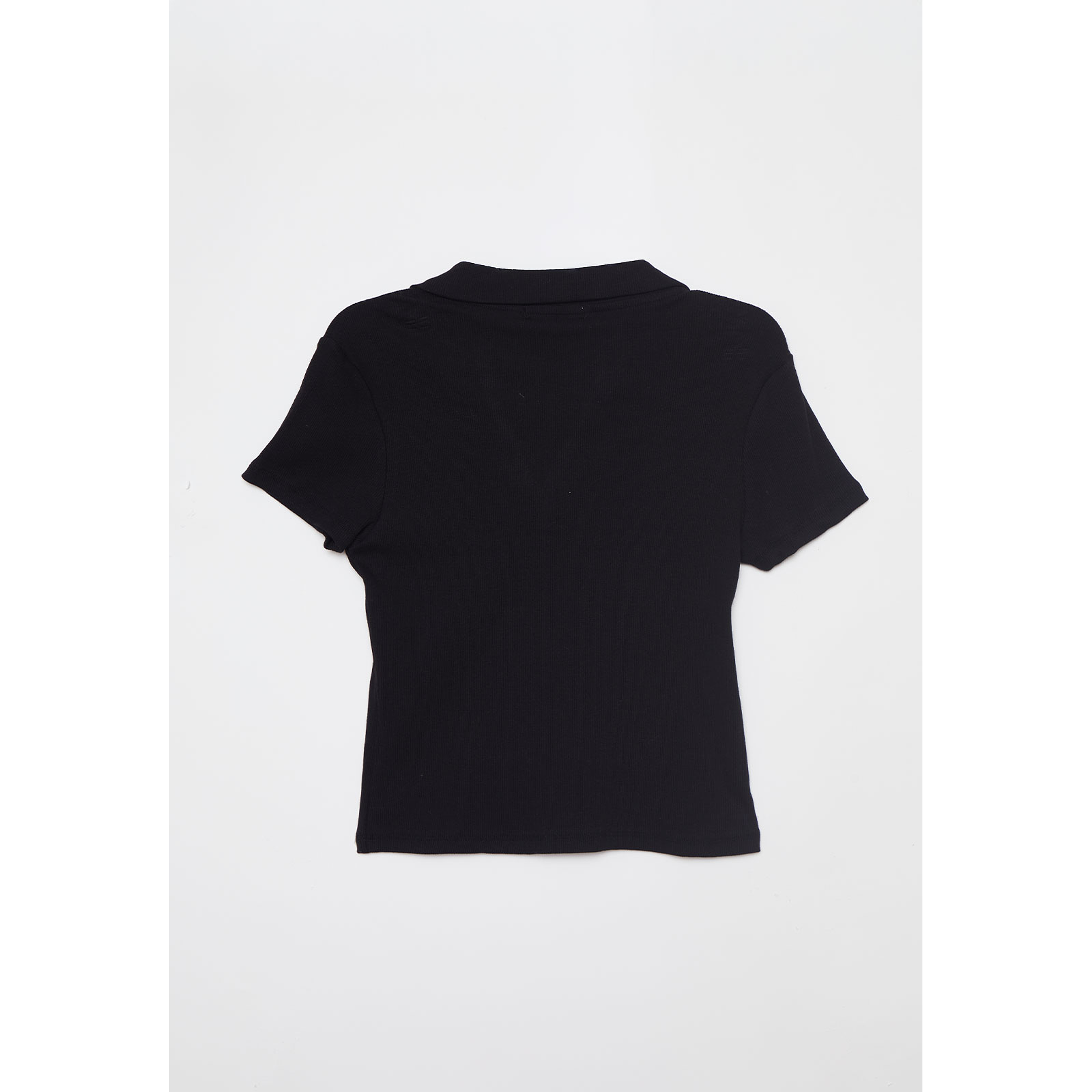 Polera Cuello Mujer Negro Familyshop 2