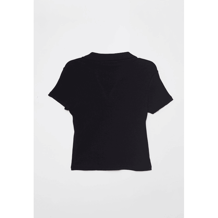 Polera Cuello Mujer Negro Familyshop 2