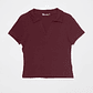 Polera Cuello Mujer Burdeo Familyshop - Miniatura 1