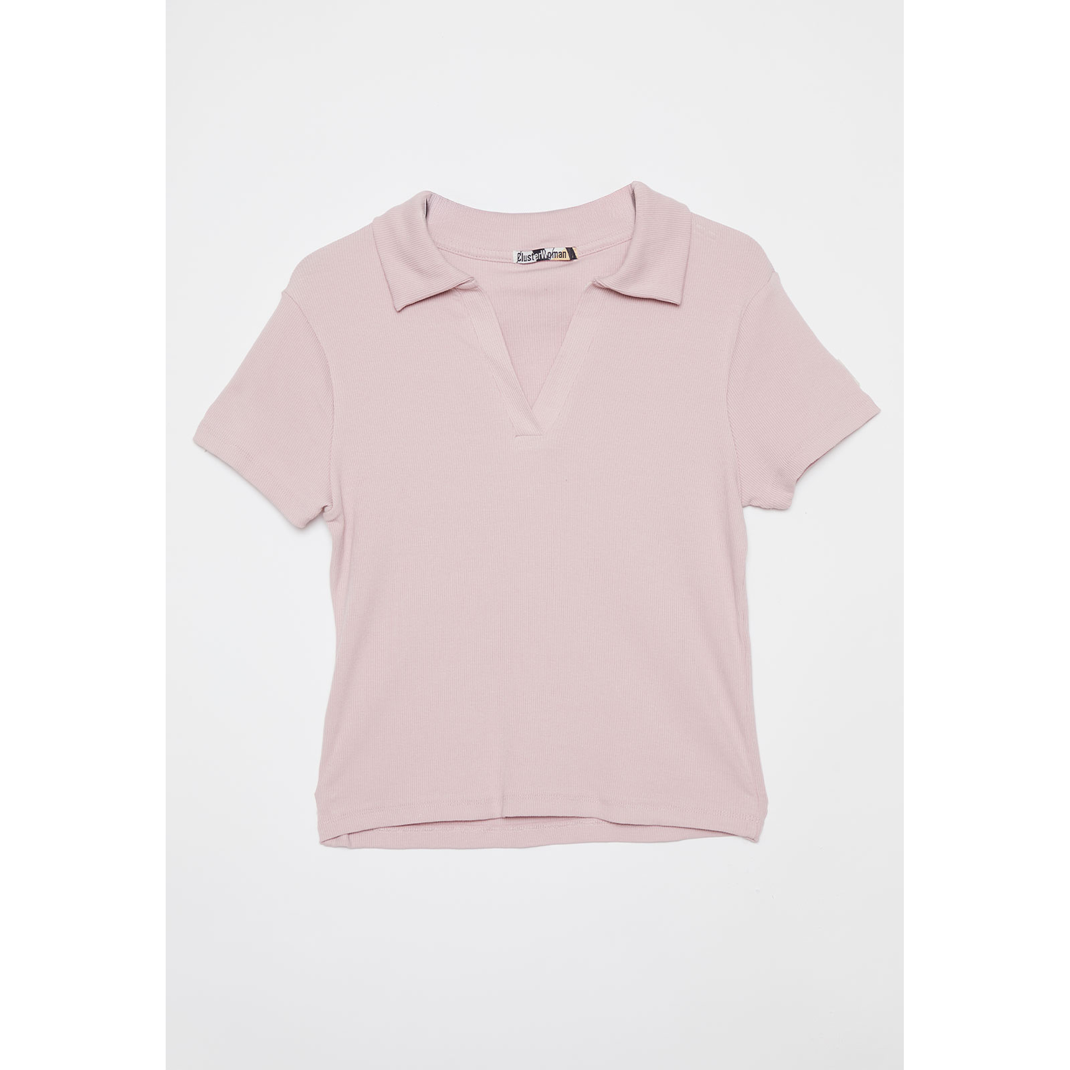 Polera Cuello Mujer Rosado Familyshop 1