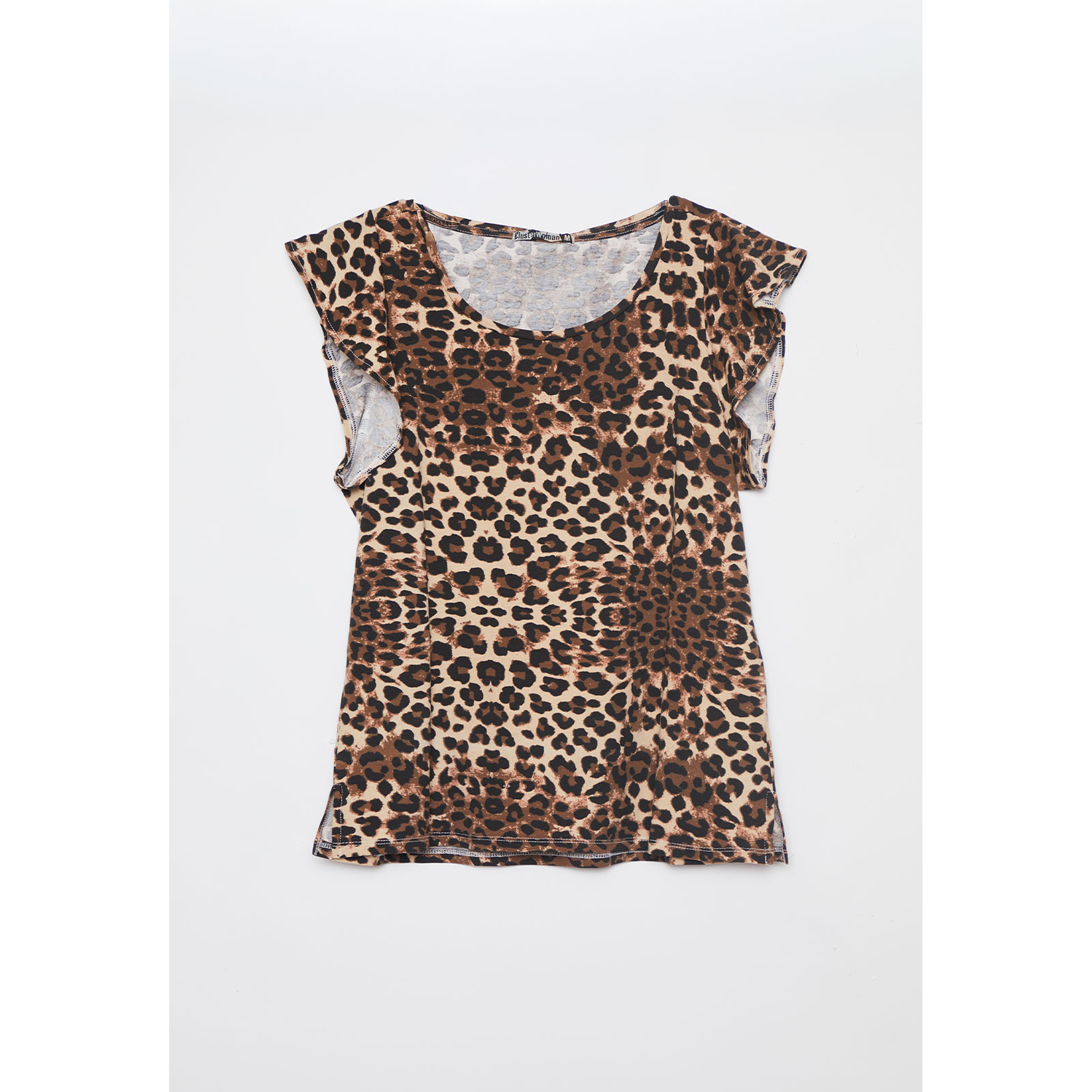 Polera Leopard Mujer Café Familyshop 1