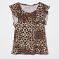 Polera Leopard Mujer Café Familyshop - Miniatura 1