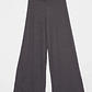 Pantalón Wide Leg Mujer Gris Familyshop - Miniatura 1
