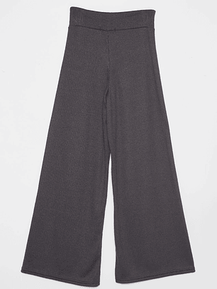 Pantalón Wide Leg Mujer Gris Familyshop