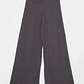 Pantalón Wide Leg Mujer Gris Familyshop - Miniatura 2