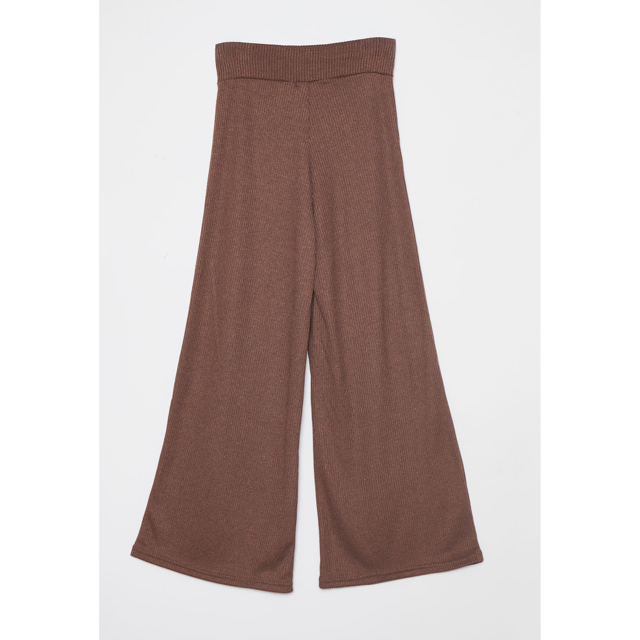 Pantalón Wide Leg Mujer Café Familyshop 2