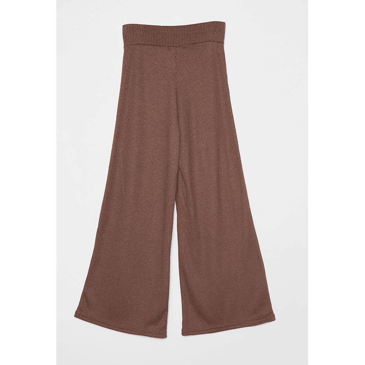 Pantalón Wide Leg Mujer Café Familyshop 2