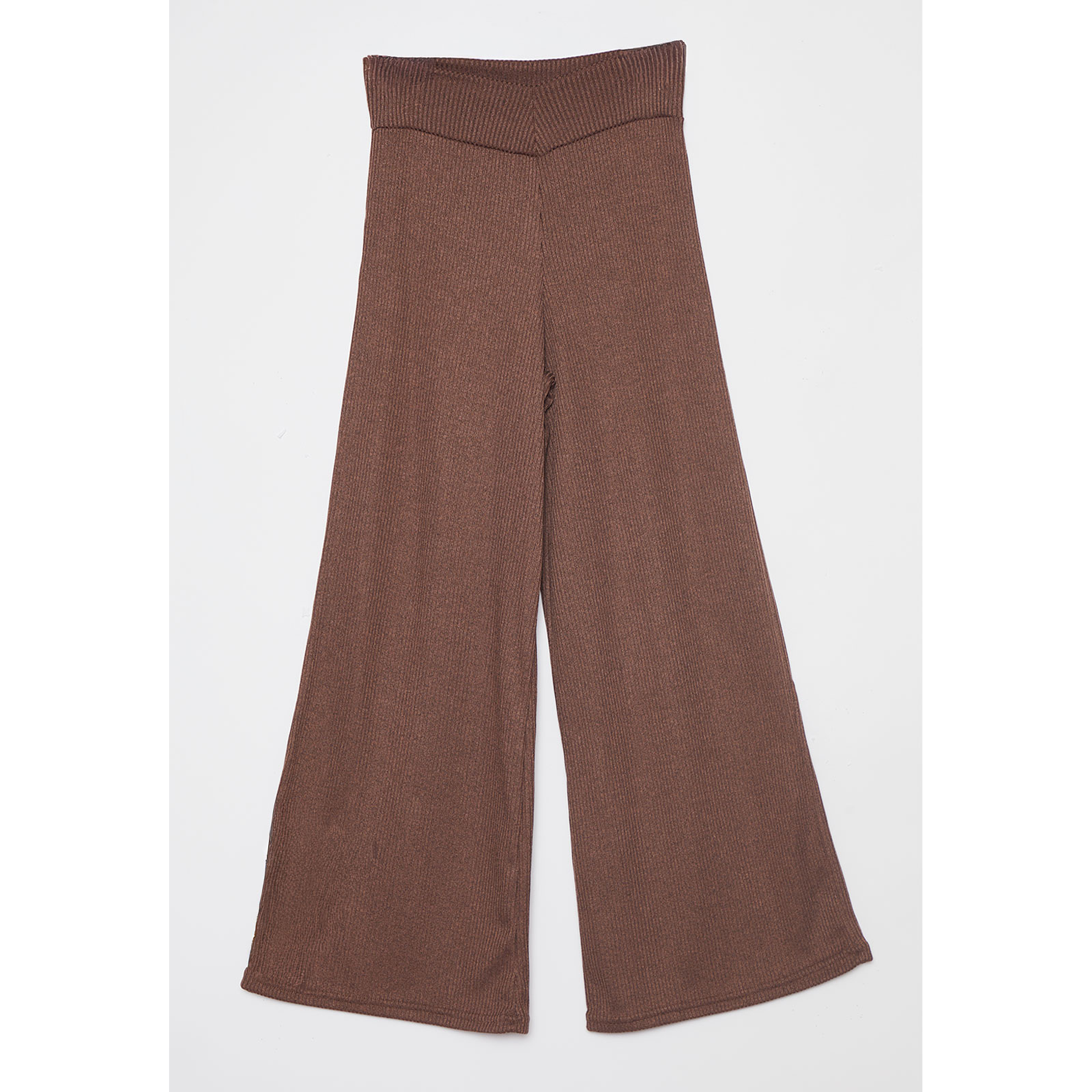 Pantalón Wide Leg Mujer Café Familyshop 1