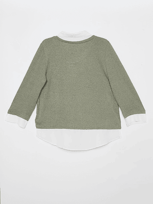 Sweater Chic Mujer Verde Familyshop