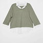 Sweater Chic Mujer Verde Familyshop - Miniatura 1