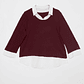 Sweater Chic Mujer Burdeo Familyshop - Miniatura 1