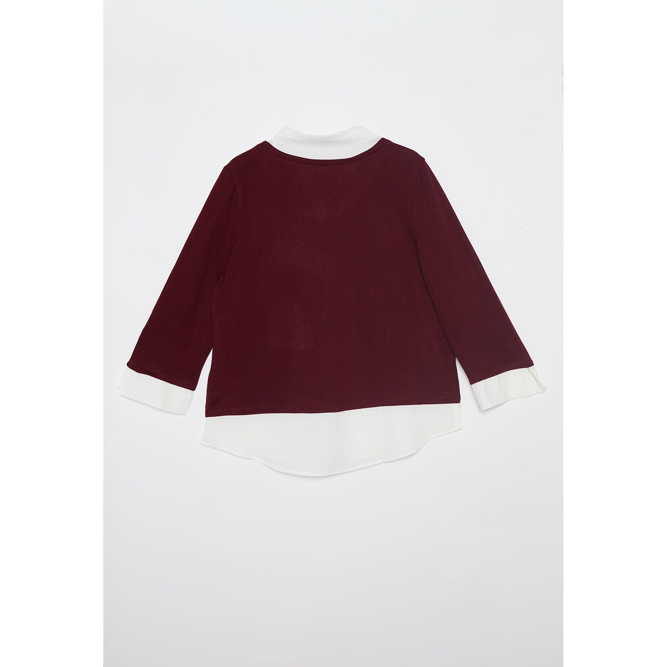 Sweater Chic Mujer Burdeo Familyshop 2