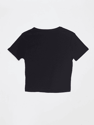 Polera Clásica Mujer Negro Familyshop