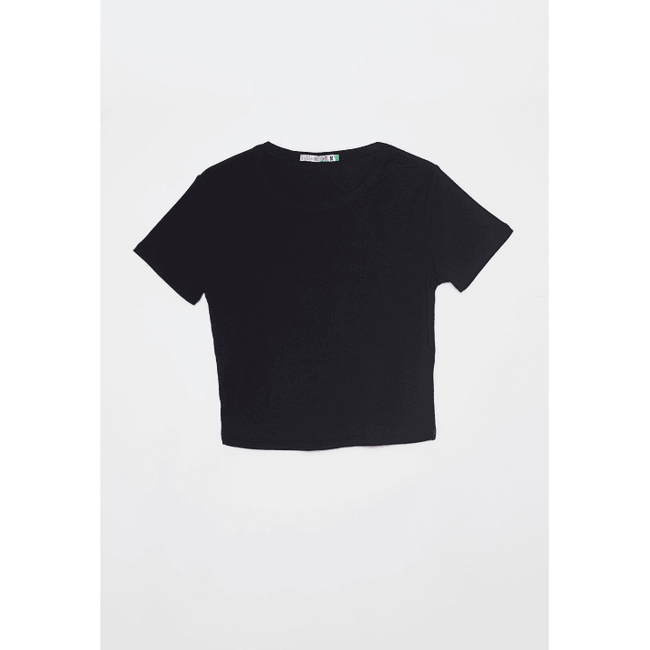 Polera Clásica Mujer Negro Familyshop 1