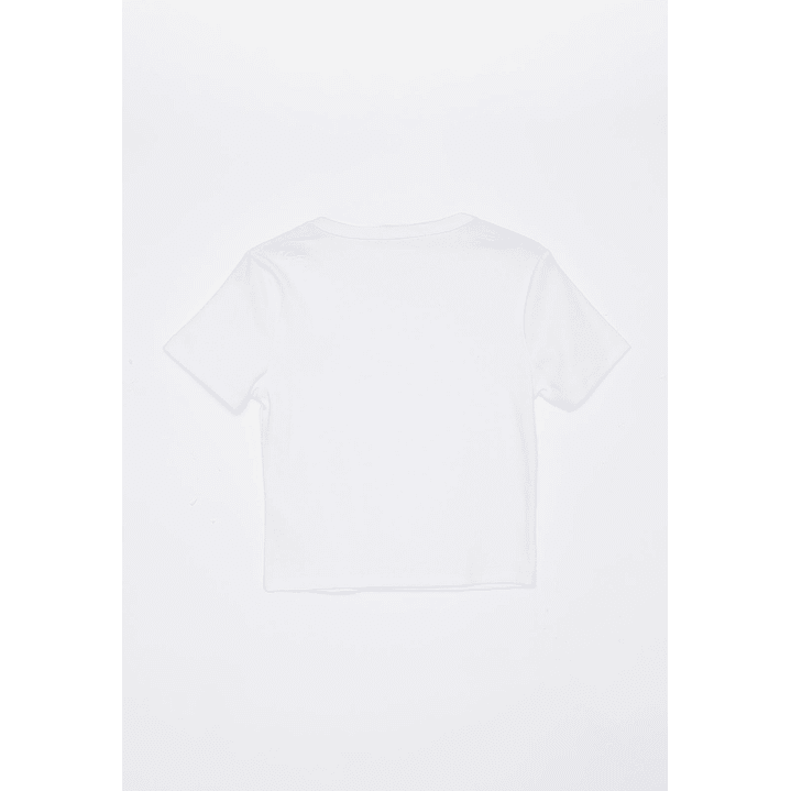 Polera Clásica Mujer Blanco Familyshop 2