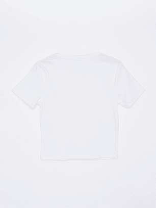 Polera Clásica Mujer Blanco Familyshop