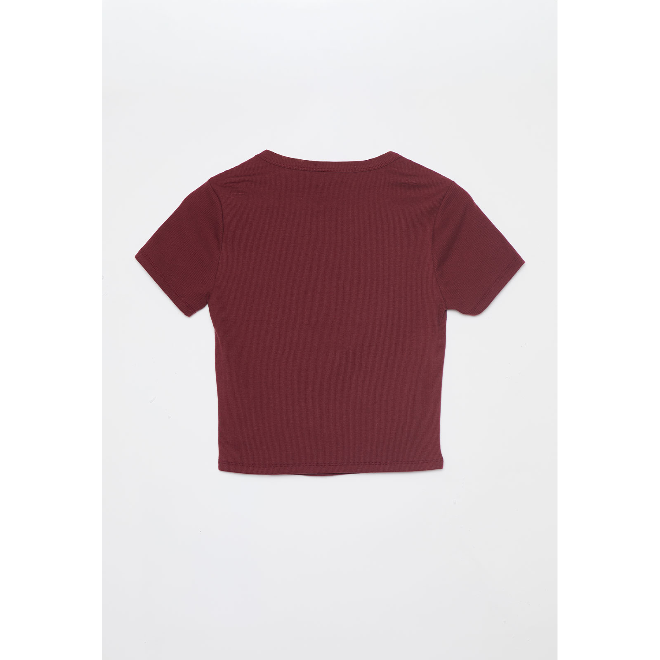 Polera Clásica Mujer Burdeo Familyshop 2