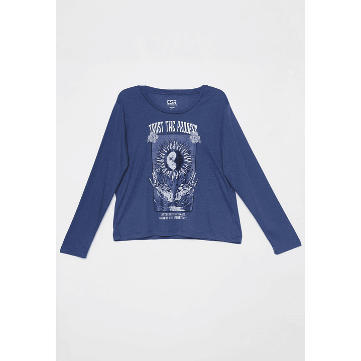 Pijama Print Mujer Azul Familyshop 2