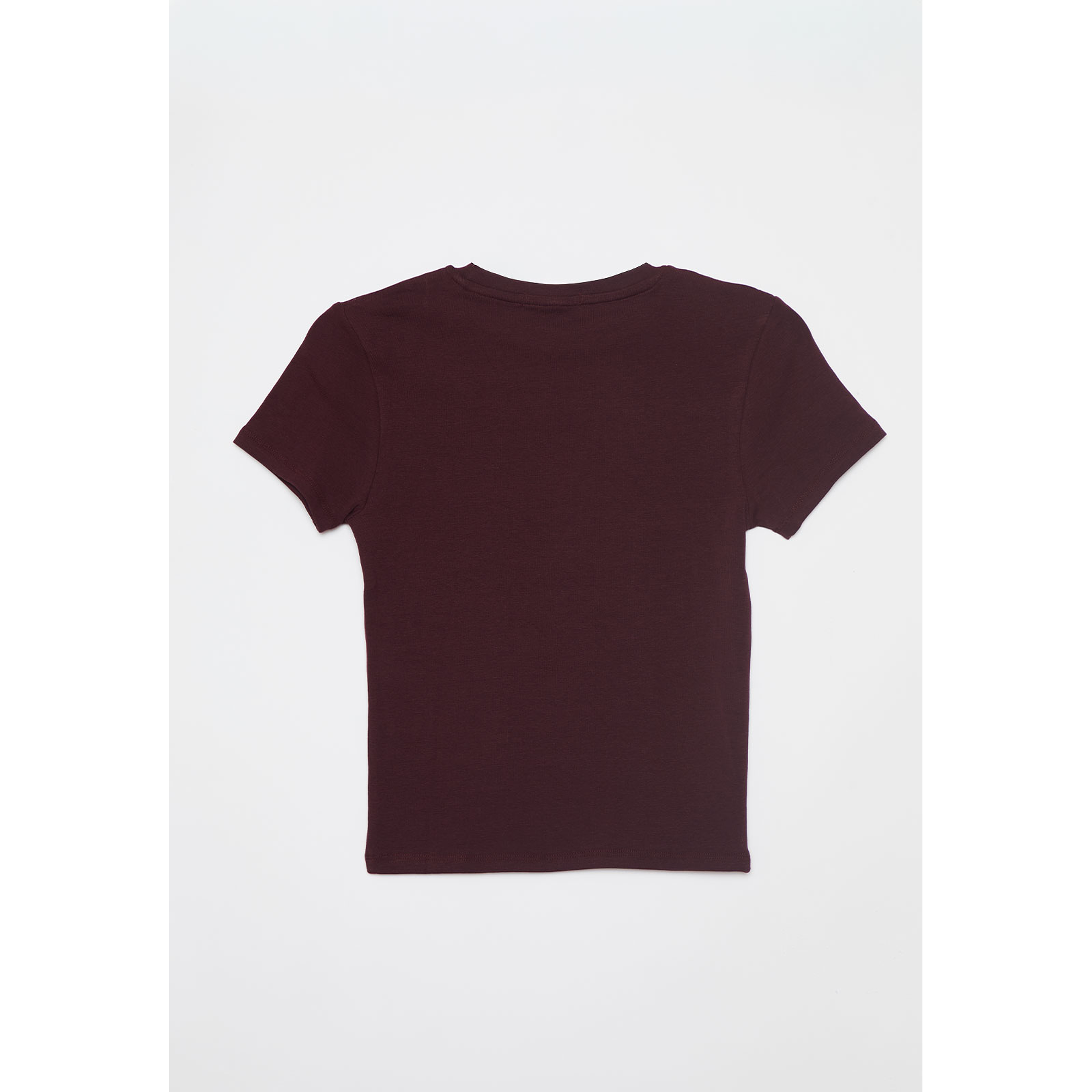 Polera Basic Mujer Burdeo Familyshop 2