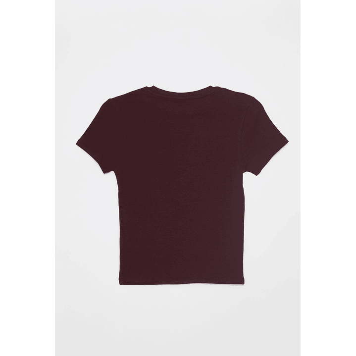 Polera Basic Mujer Burdeo Familyshop 2