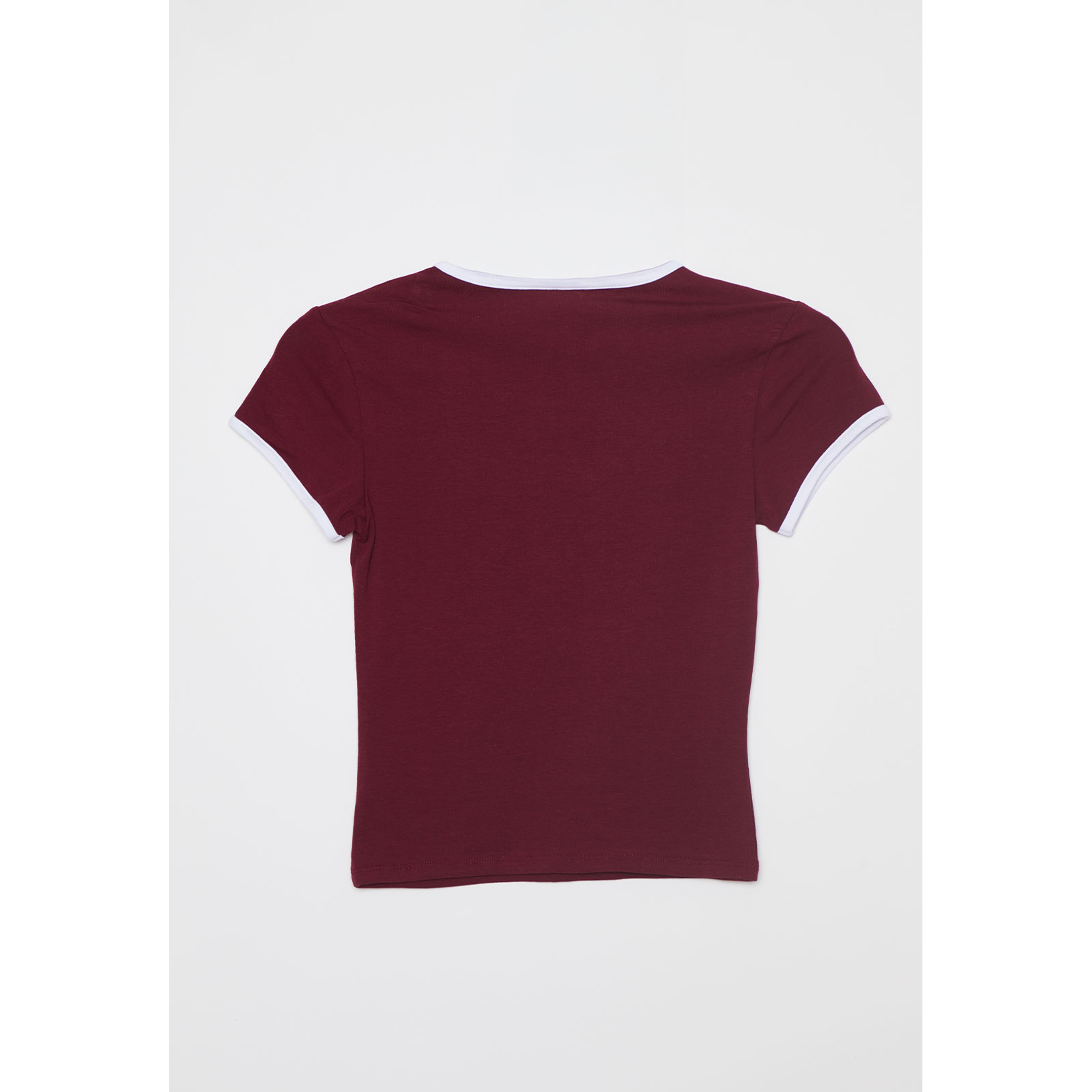 Polera Bordado Lola Burdeo Familyshop 2