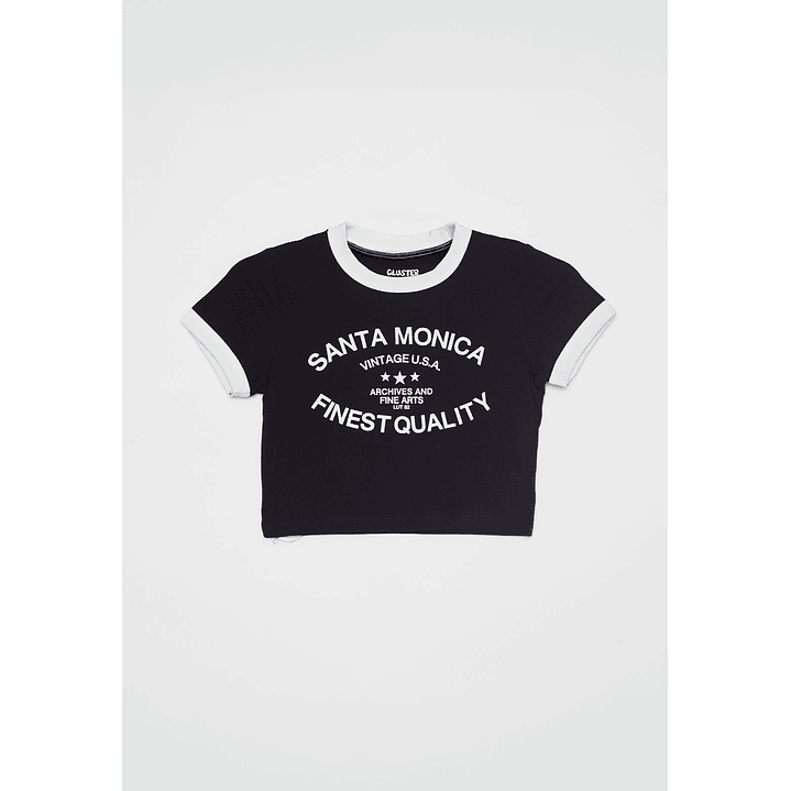 Polera College Lola Negro Familyshop 1