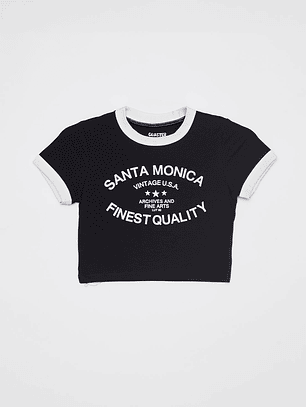 Polera College Lola Negro Familyshop