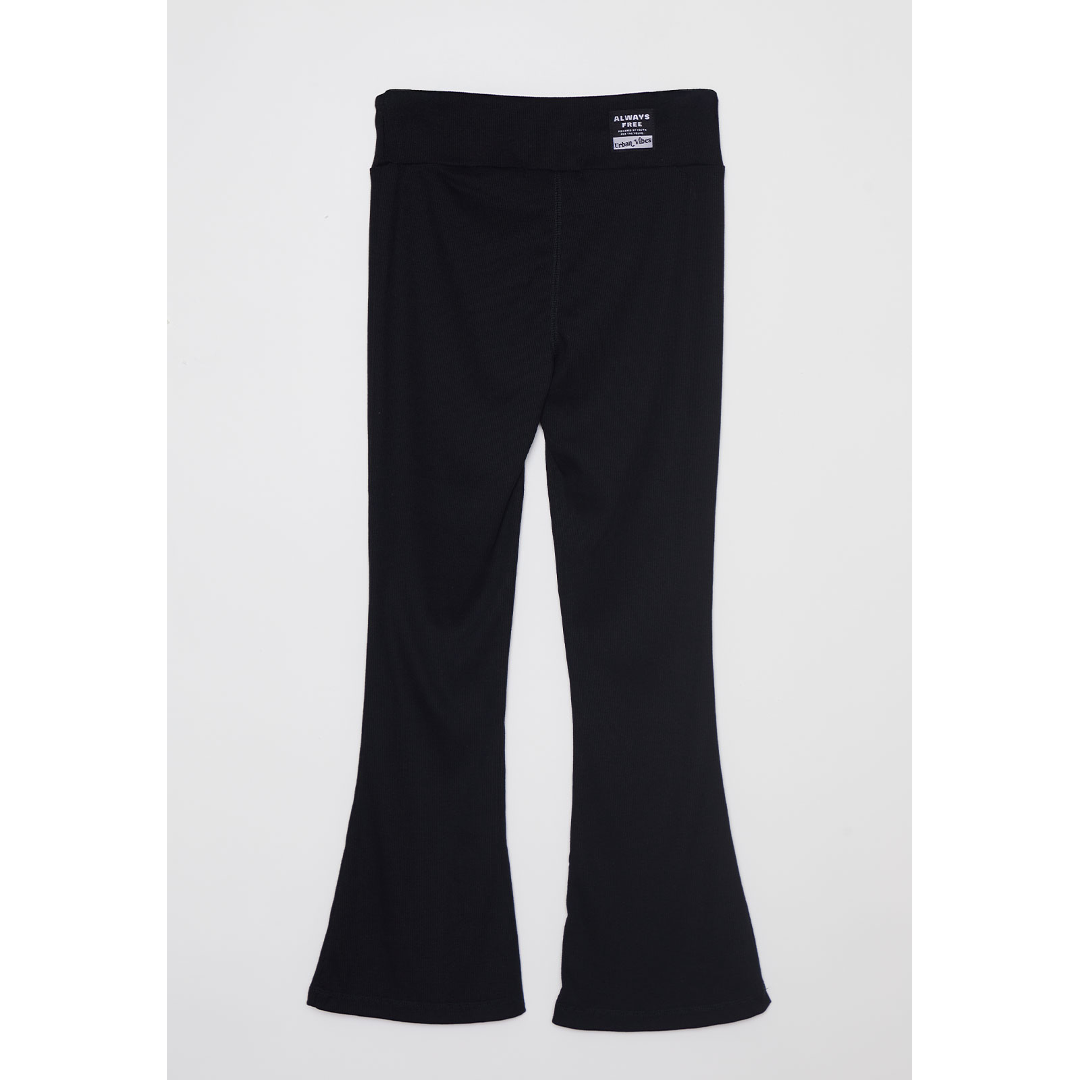 Calza Flare Pretina Ancha Lola Negro Familyshop 1