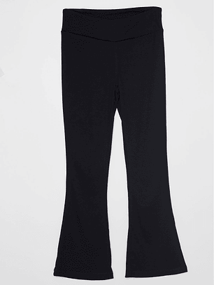 Calza Flare Pretina Ancha Lola Negro Familyshop