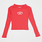 Polera Varsity Bordado Lola Rojo Familyshop - Miniatura 1