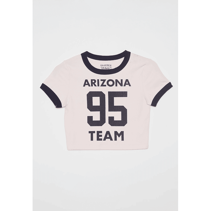 Polera College Arizona Lola Rosado Familyshop 1