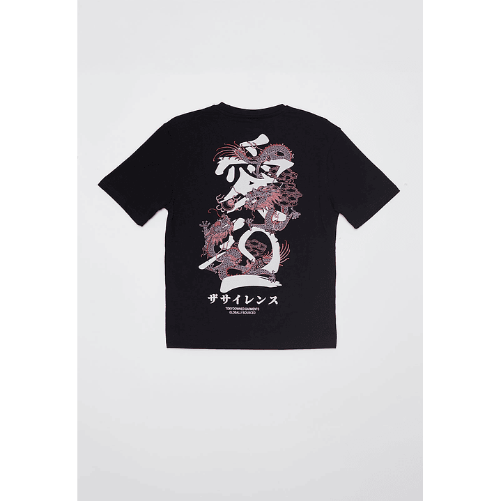 Polera Dragon Lolo Negro Familyshop 2