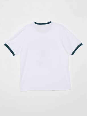 Polera College Team Hombre Blanco Familyshop