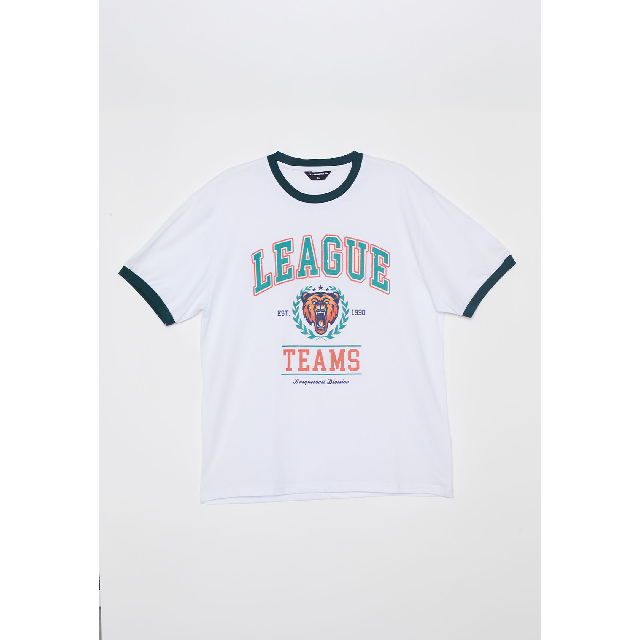 Polera College Team Hombre Blanco Familyshop 1