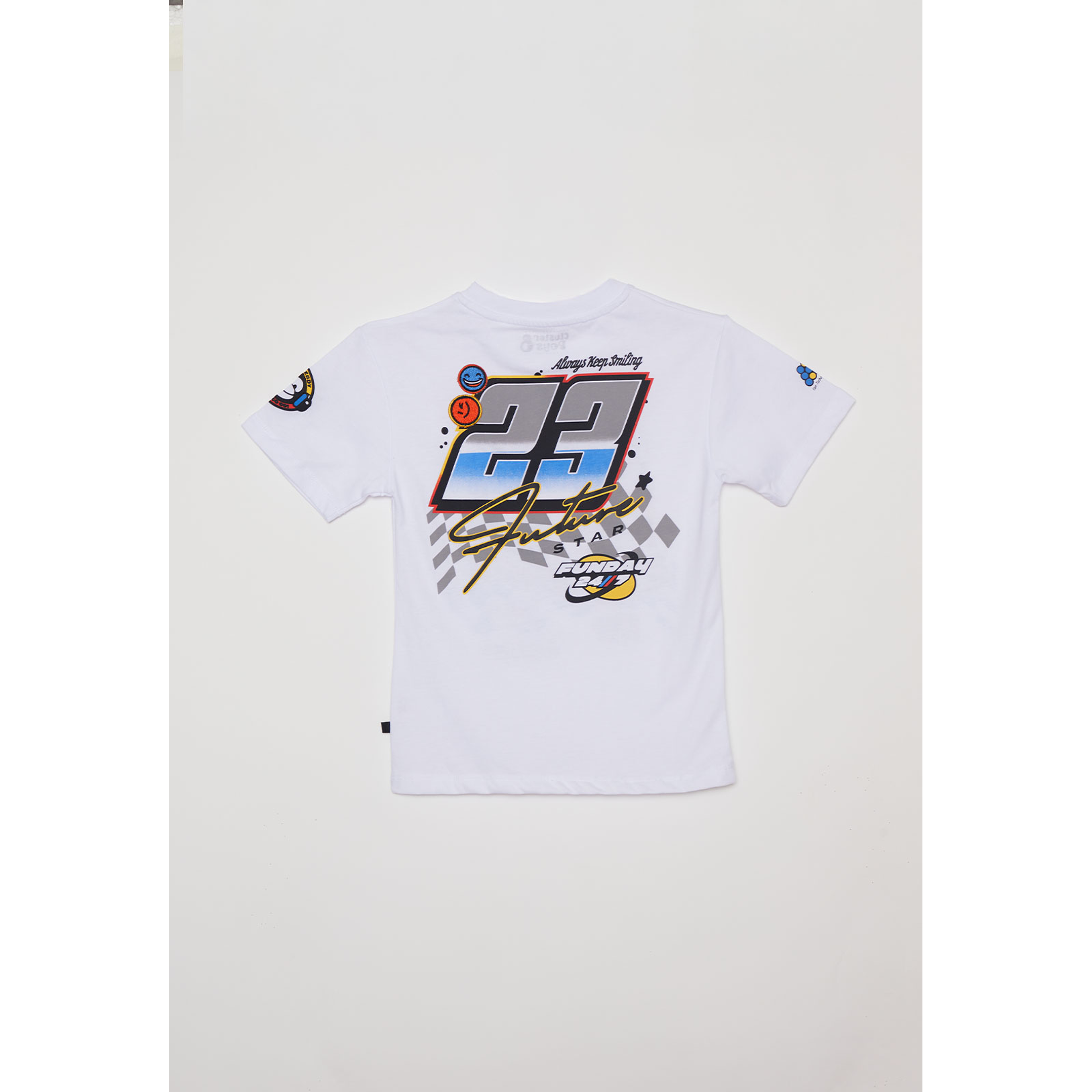 Polera Legend Racing Niño Blanco Familyshop 2