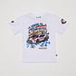 Polera Legend Racing Niño Blanco Familyshop - Miniatura 1