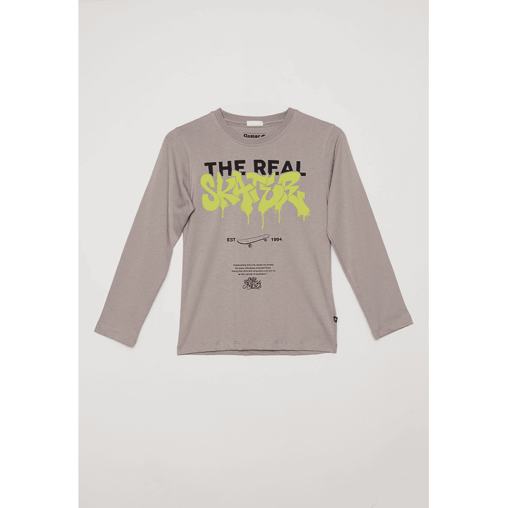 Polera SkaterNiño Gris Familyshop 1