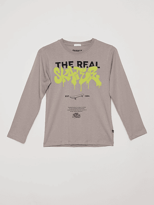 Polera SkaterNiño Gris Familyshop