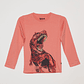 Polera T-rex Niño Naranja Familyshop - Miniatura 1