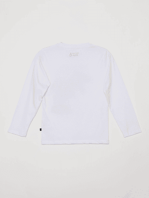 Polera Tyrannosaurus Niño Blanco Familyshop