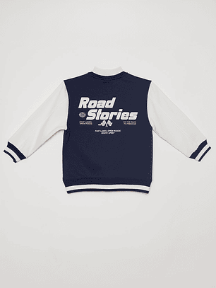 Chaqueta Racer Niño Azul Familyshop