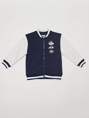 Chaqueta Racer Niño Azul Familyshop