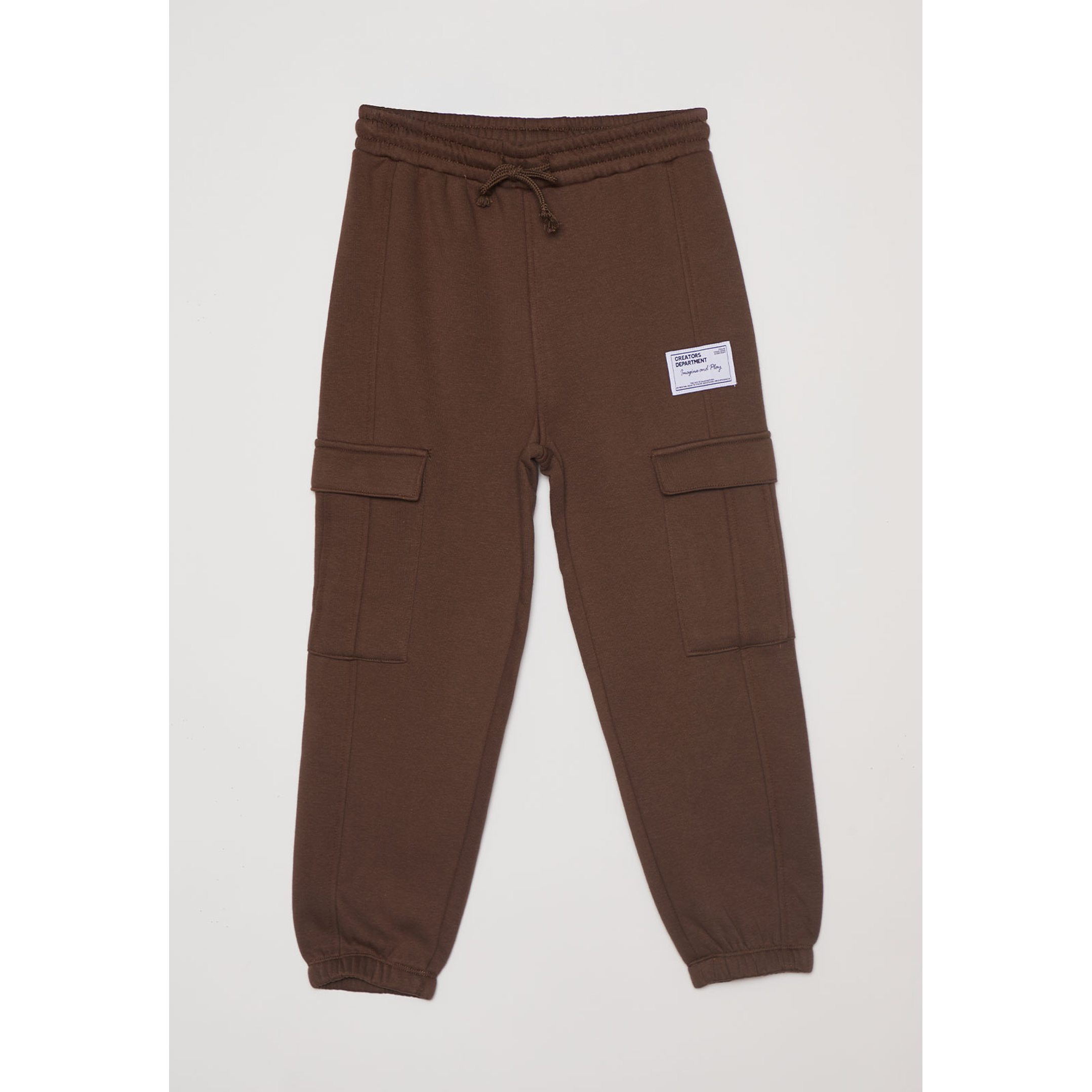 Pantalón Buzo Cargo Niño Café Familyshop 1