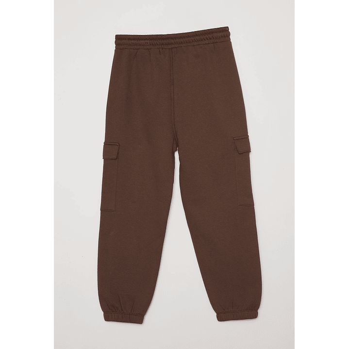Pantalón Buzo Cargo Niño Café Familyshop 2