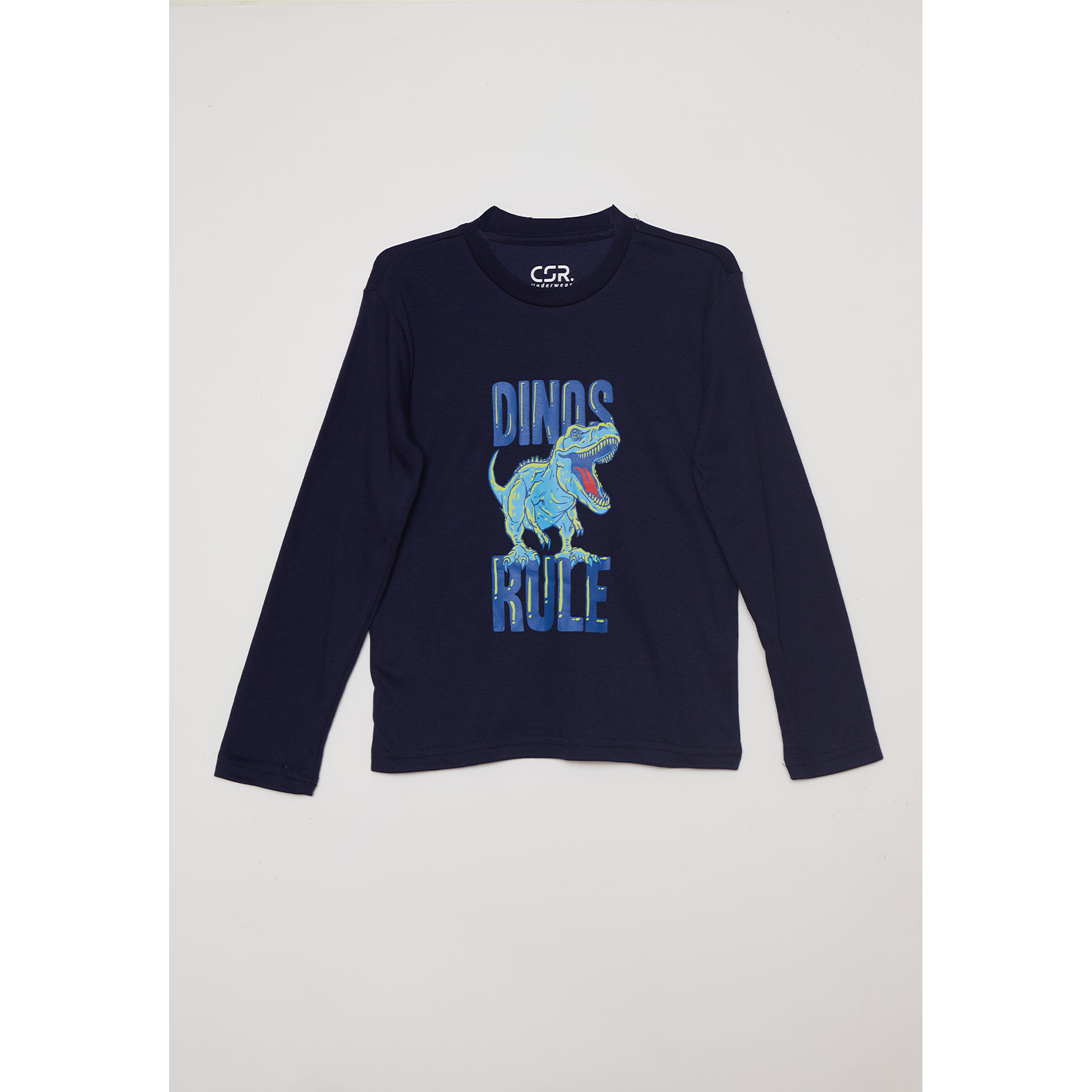 Pijama Jersey Dino Niño Azul Familyshop 2