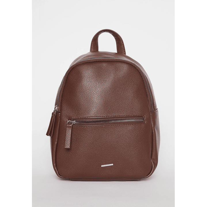 Cartera Mochila Mujer Café Familyshop 1