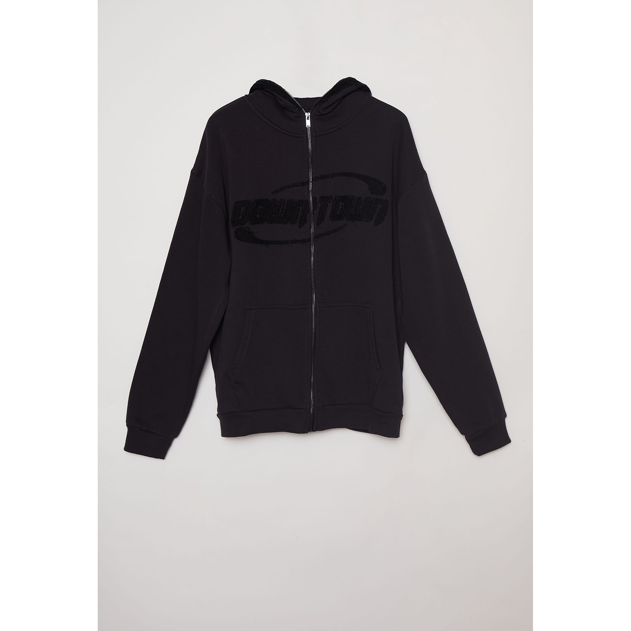 Polerón Cierre Down Town Hombre Negro Familyshop 6