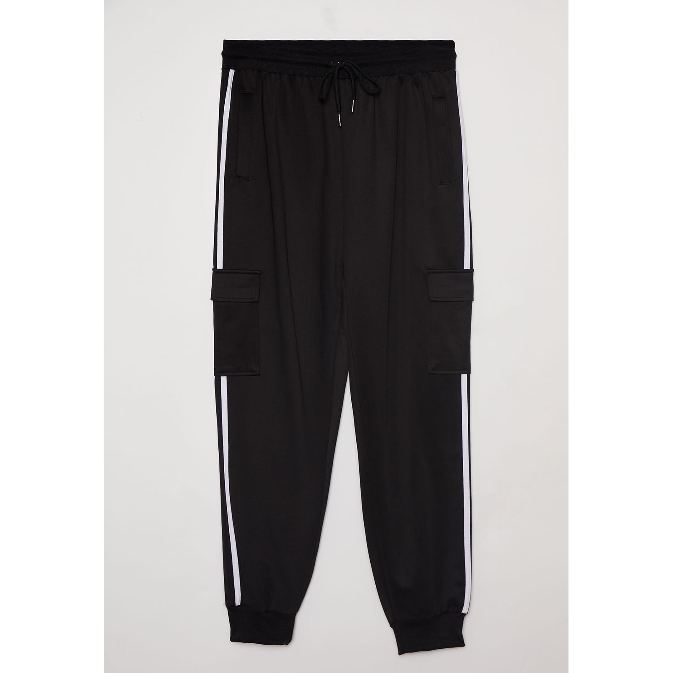 Pantalón Buzo Cargo Costado Hombre Negro Familyshop 5
